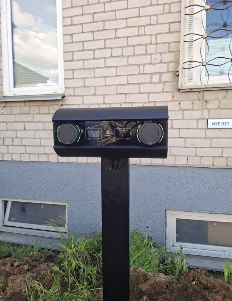 YIT objektas Vilniuje Enelion Wallbox Duo stotlė